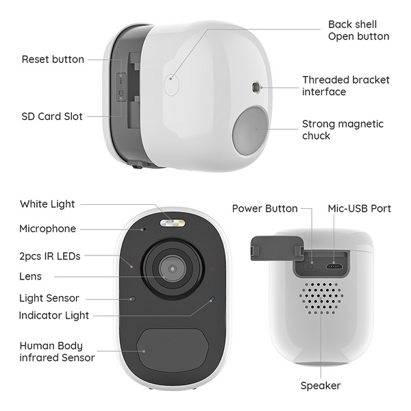 1080p Smart WiFi Nature Camera